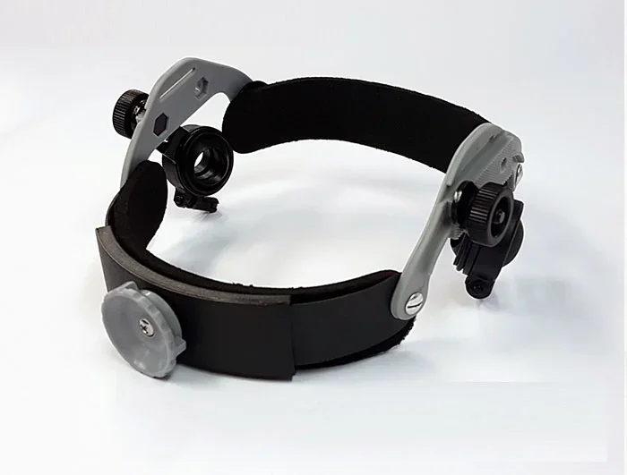 Capacete de fixação ajustável para monitorização bilateral
