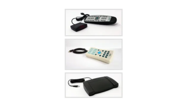 Controles remotos e pedal do Dolphin